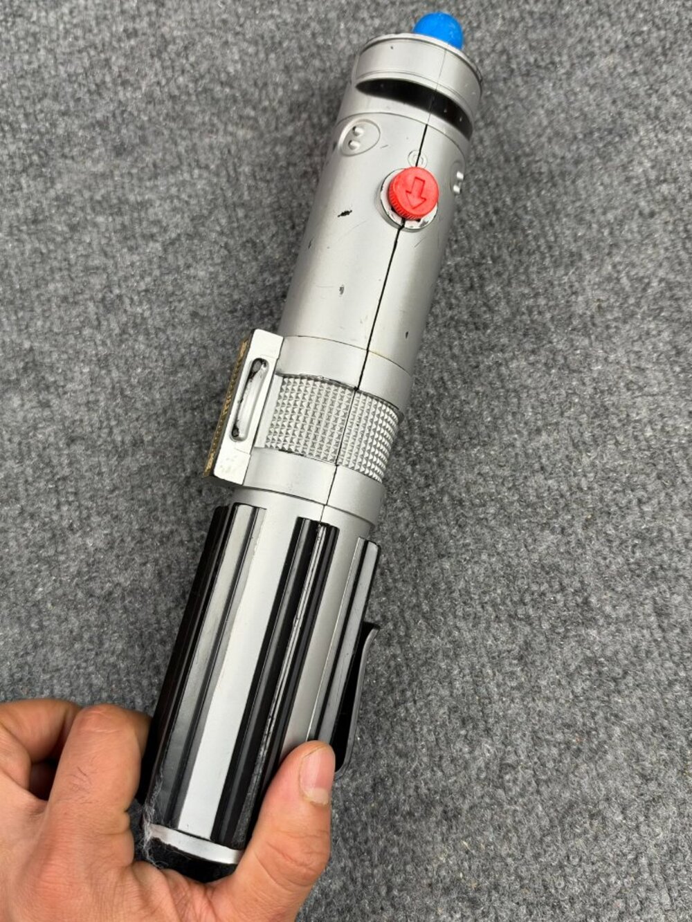 Star Wars Anakin Skywalker Blue Extendable Toy Lightsaber Hasbro Jedi Roleplay